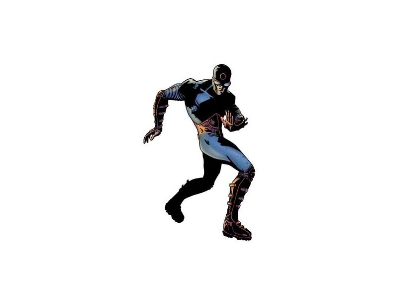 Superhero Character in Motion