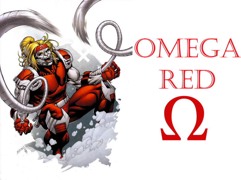 Superhero Character in Red Suit — Aggressive