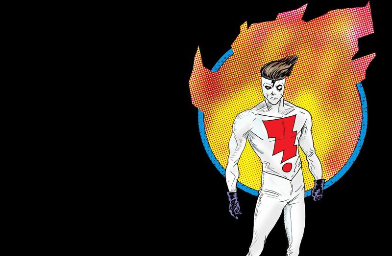 Superhero Character — White