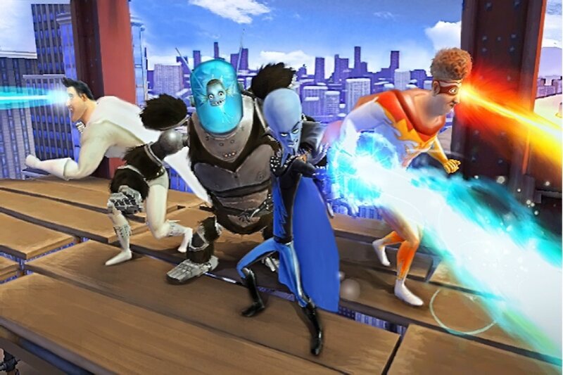 Superhero Characters in Action