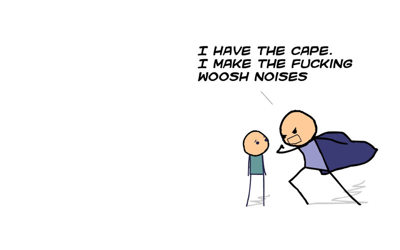 superhero comic panel