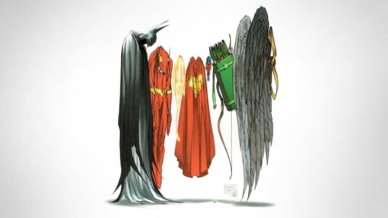 Superhero Costumes Hanging — Black