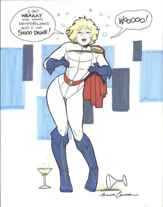 superhero drunk at party