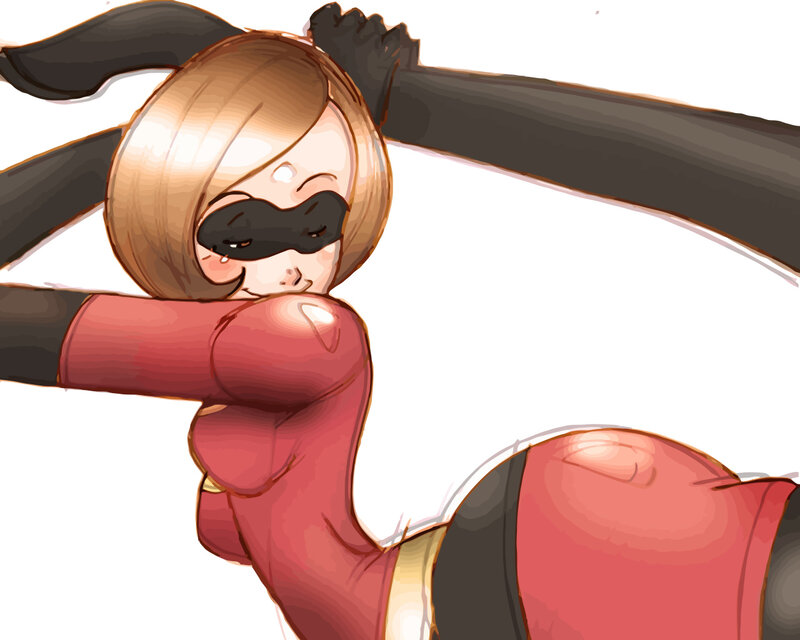 superhero girl in red suit