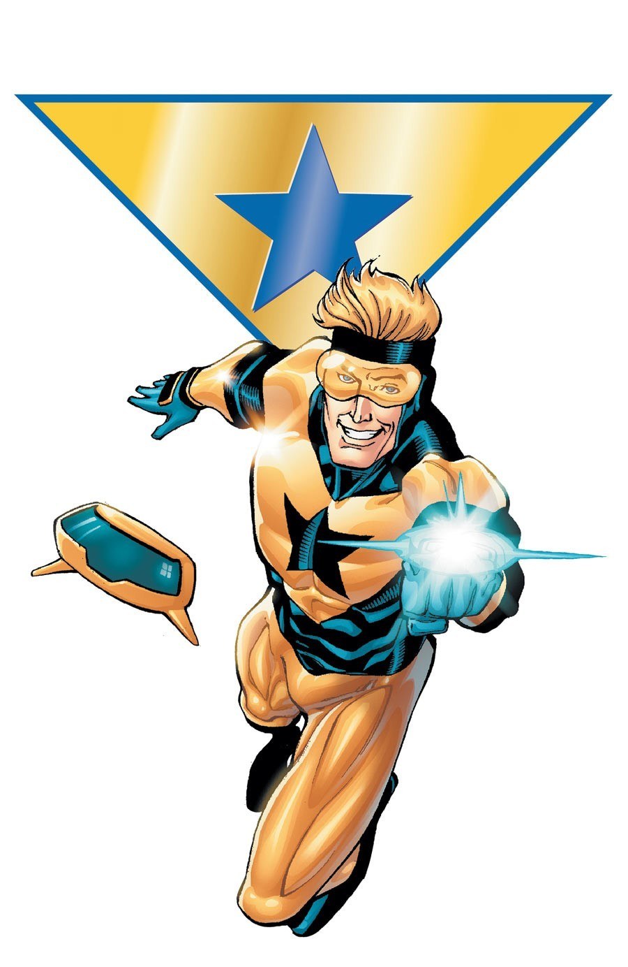 Superhero in action pose