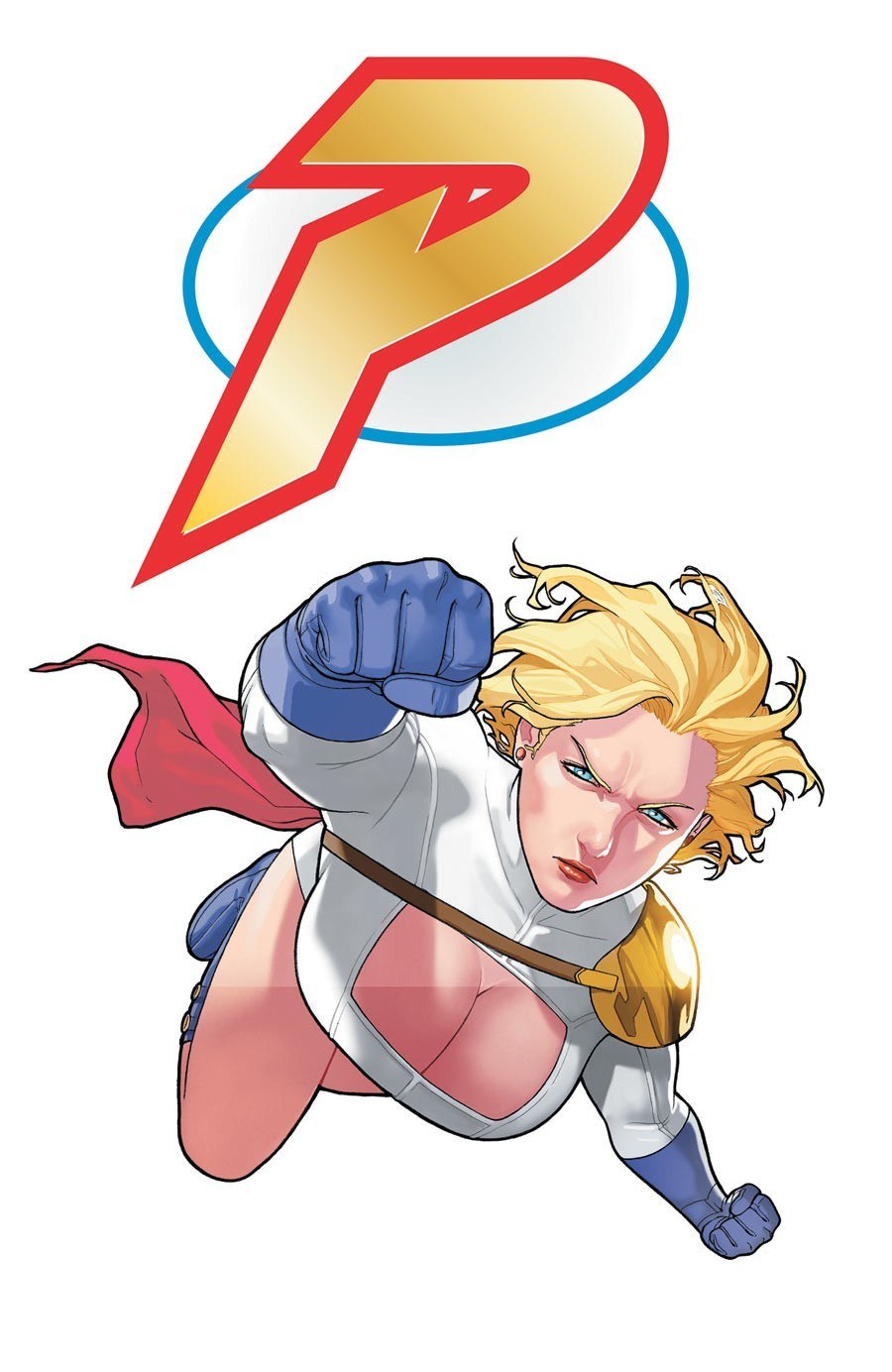 Superhero in Action Pose