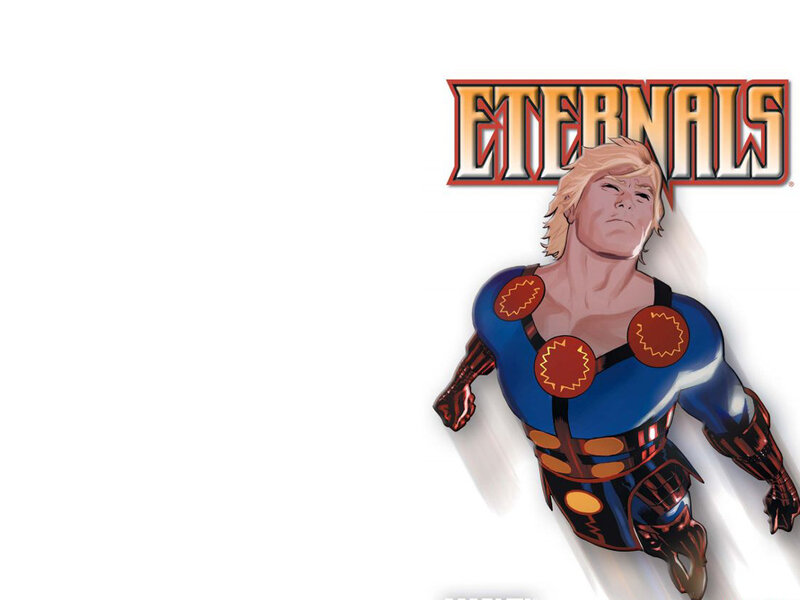 Superhero in Blue Suit — Dramatic, Comic