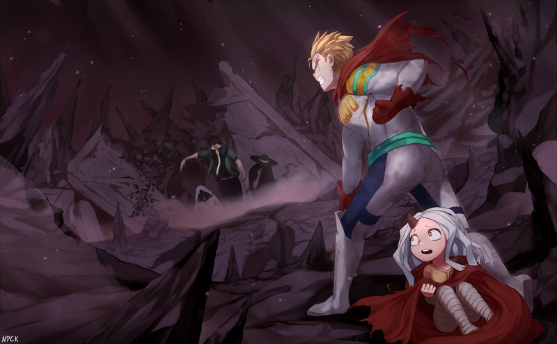 Superhero in Cave