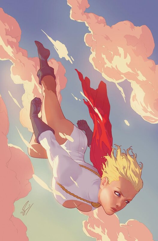 superhero in flight