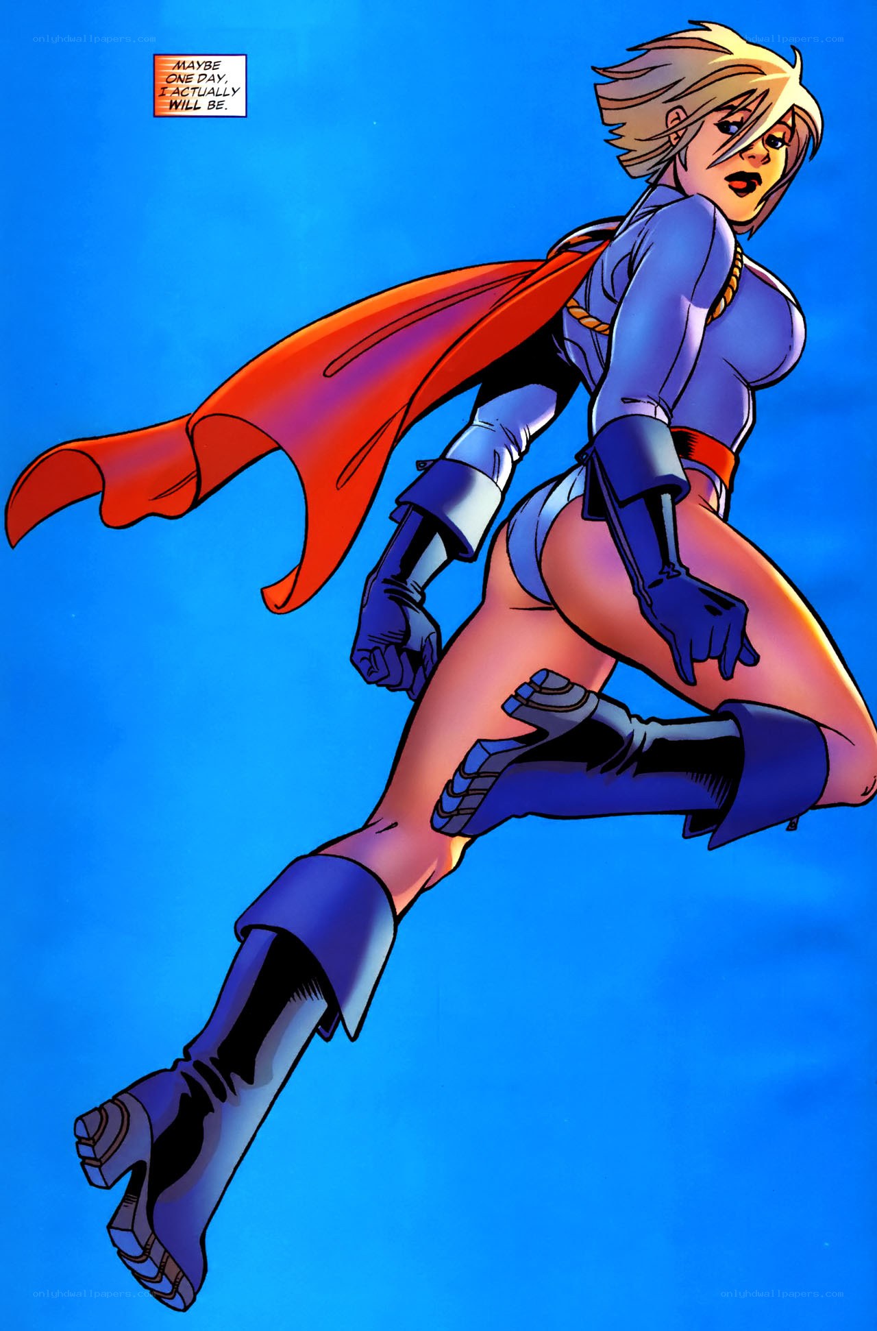 superhero in flight