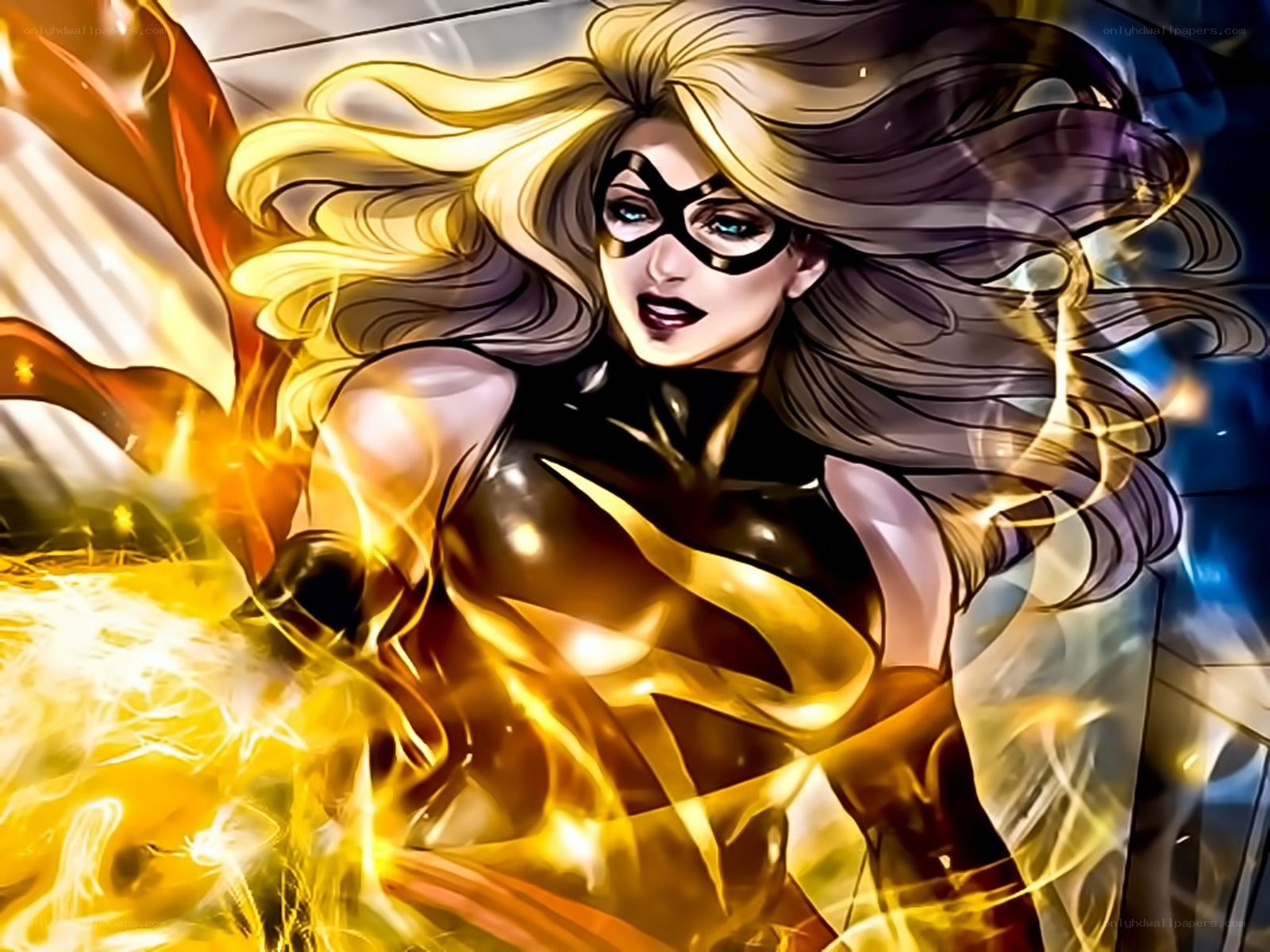 superhero in golden suit