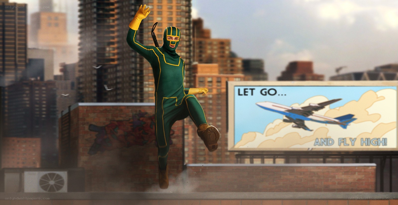 superhero in green suit