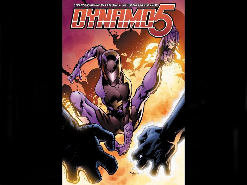 Superhero in Purple Suit