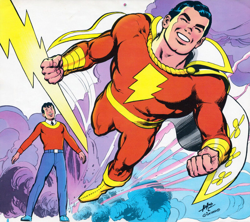 Superhero in Red Suit — Dramatic, Comic, Man