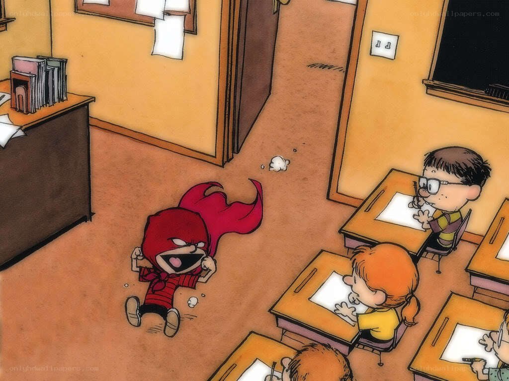 Superhero in the classroom