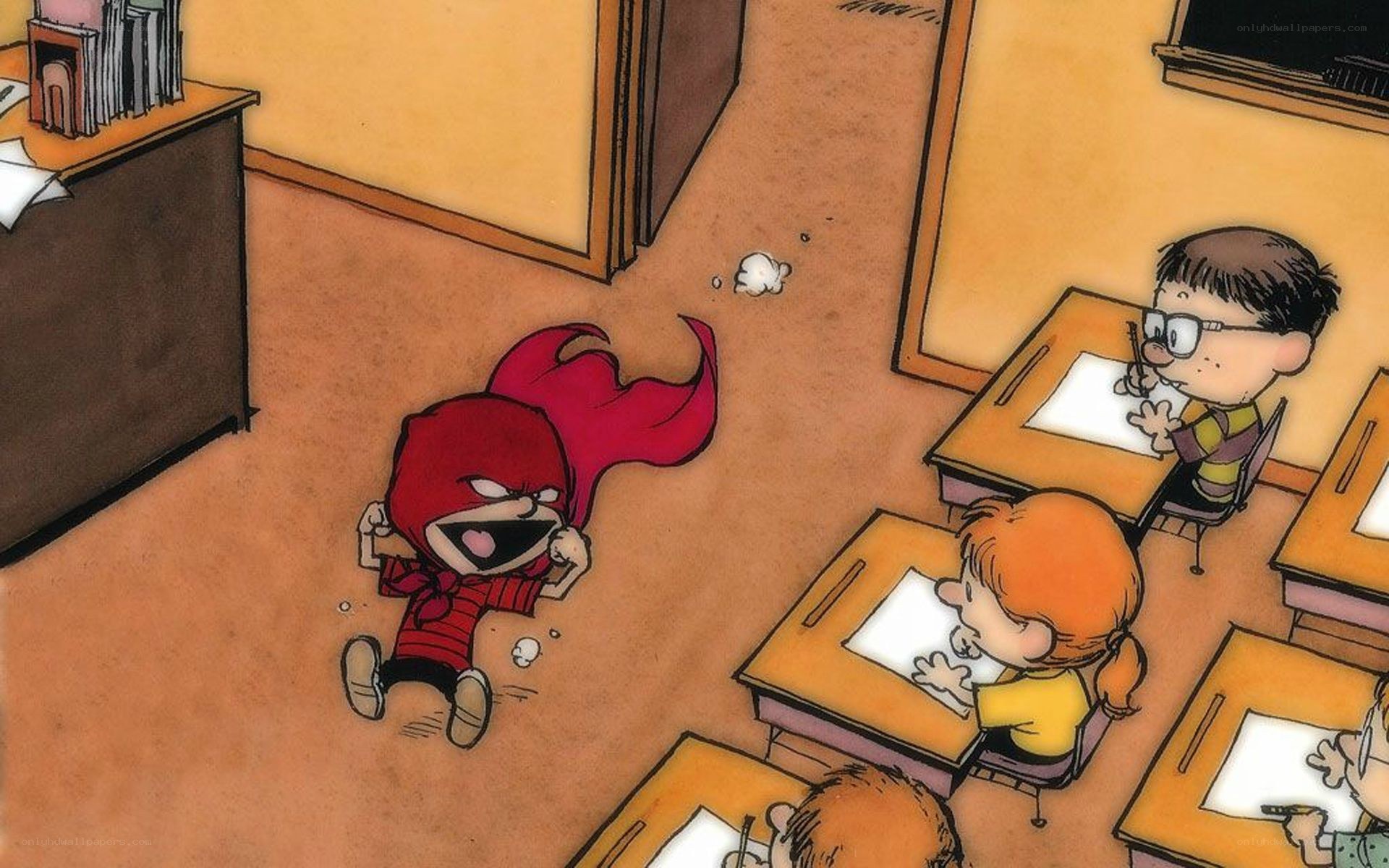 Superhero in the classroom
