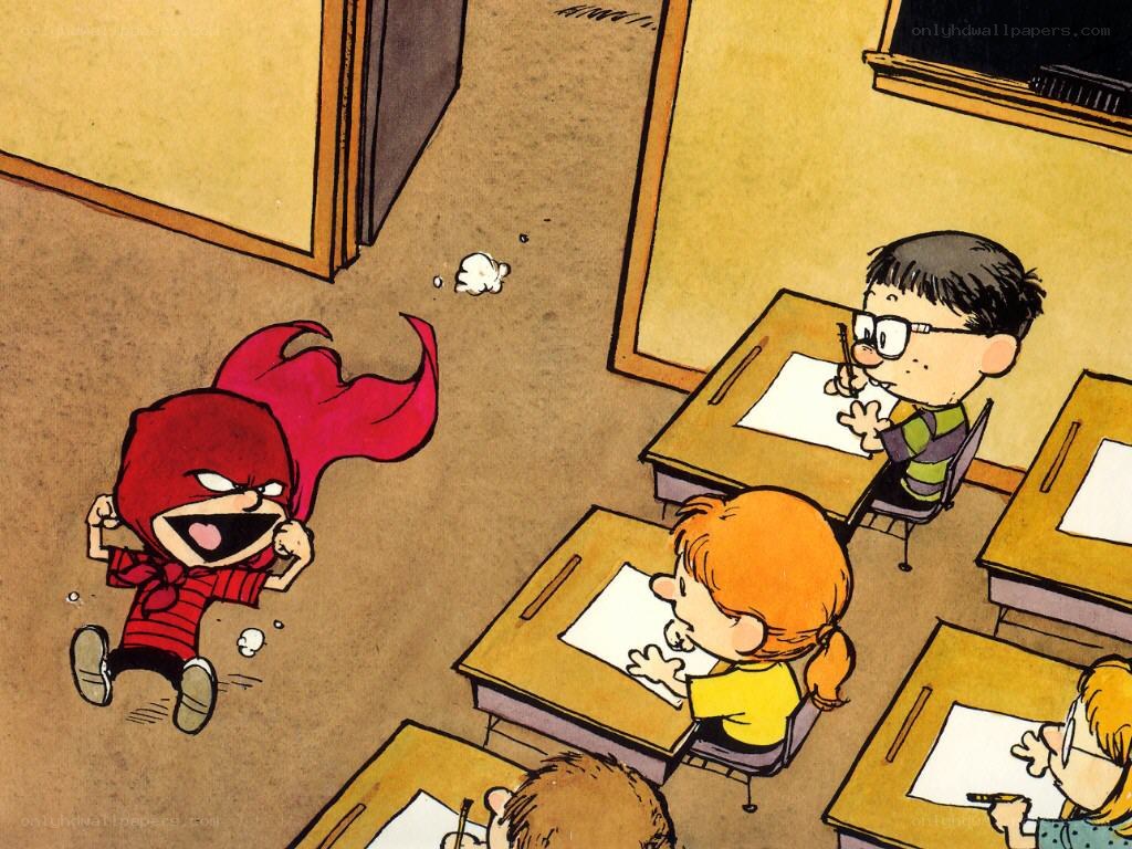 Superhero in the classroom