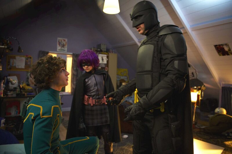 Superhero kids in a bedroom
