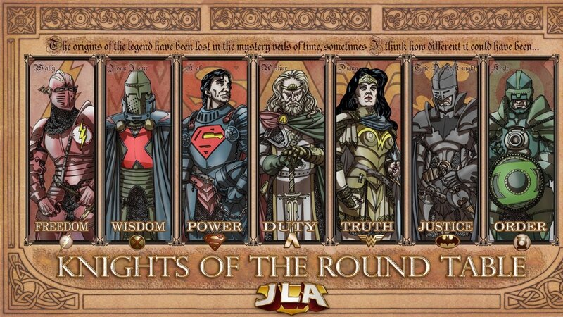 Superhero Knights of the Round Table