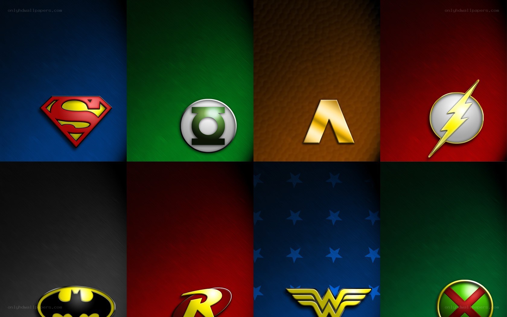 superhero logos collection