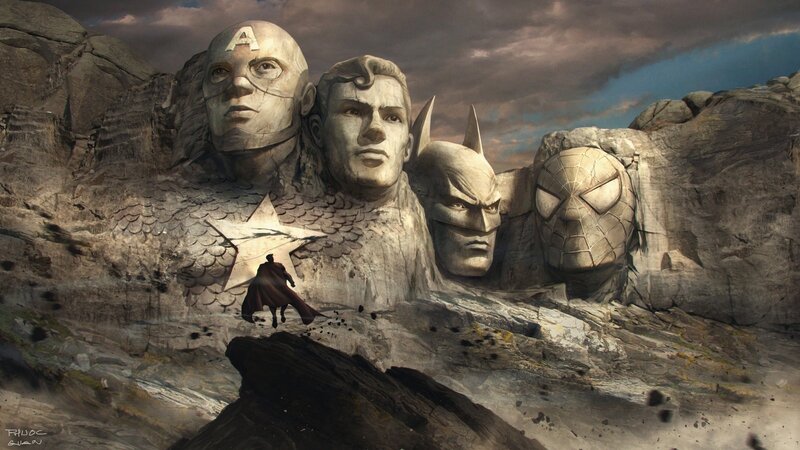 Superhero Mountain Carving