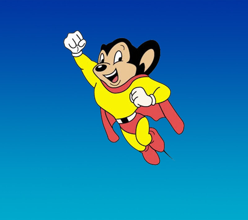 Superhero Mouse Flying