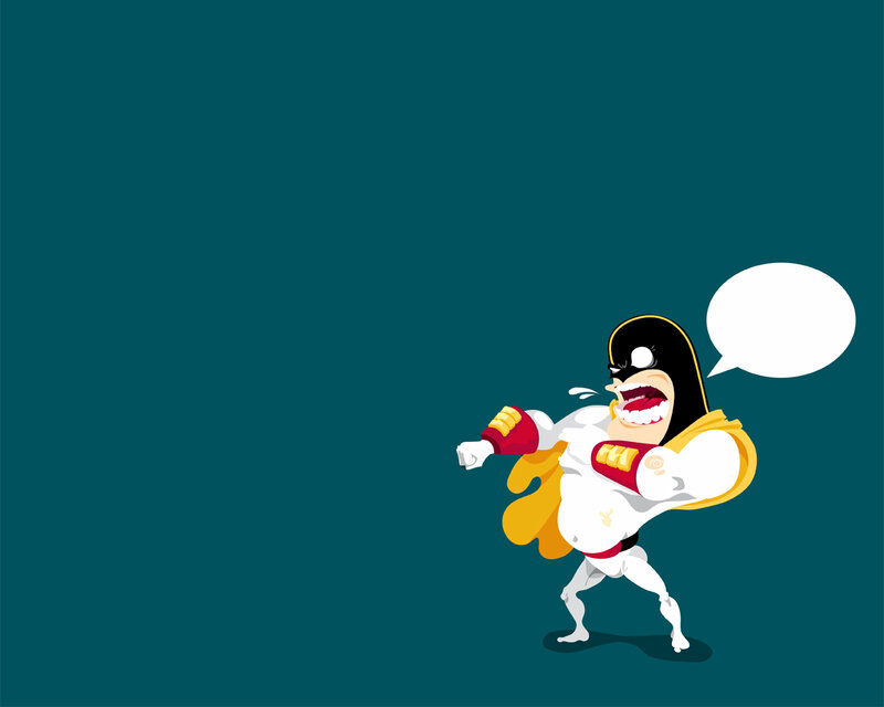 superhero penguin in action