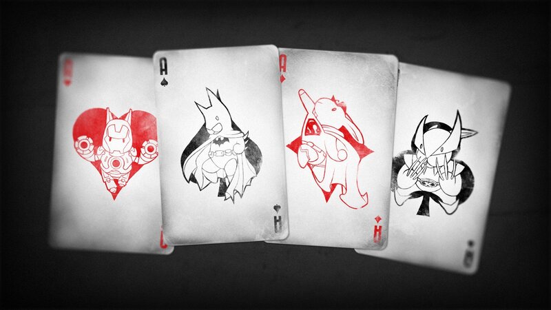 Superhero Playing Cards