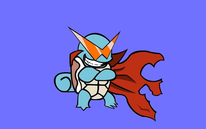 Superhero Squirtle