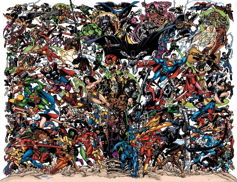 Superhero team assembly