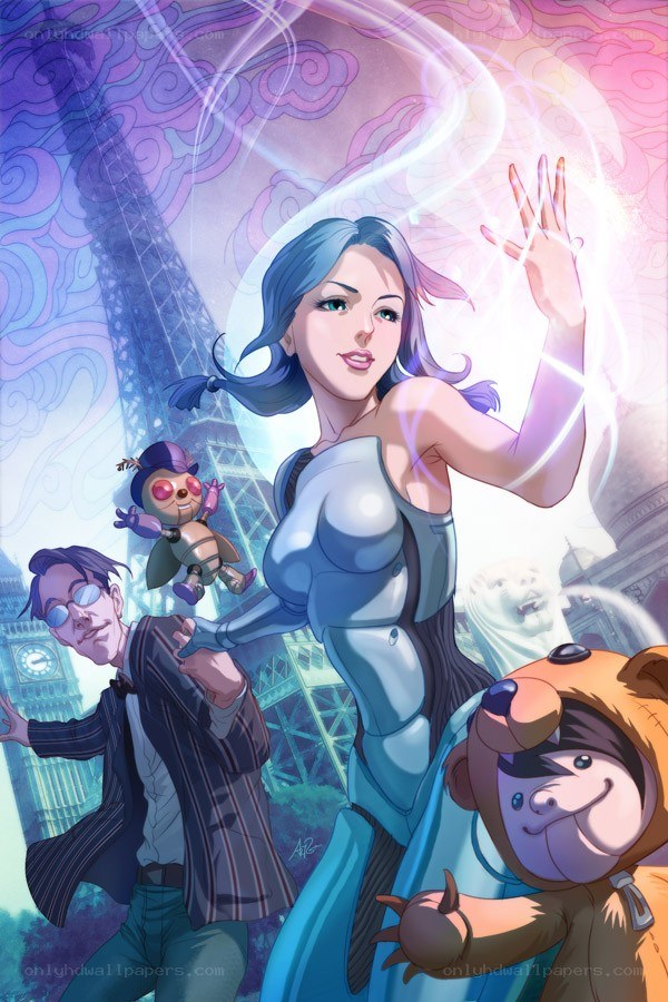 superhero team in Paris