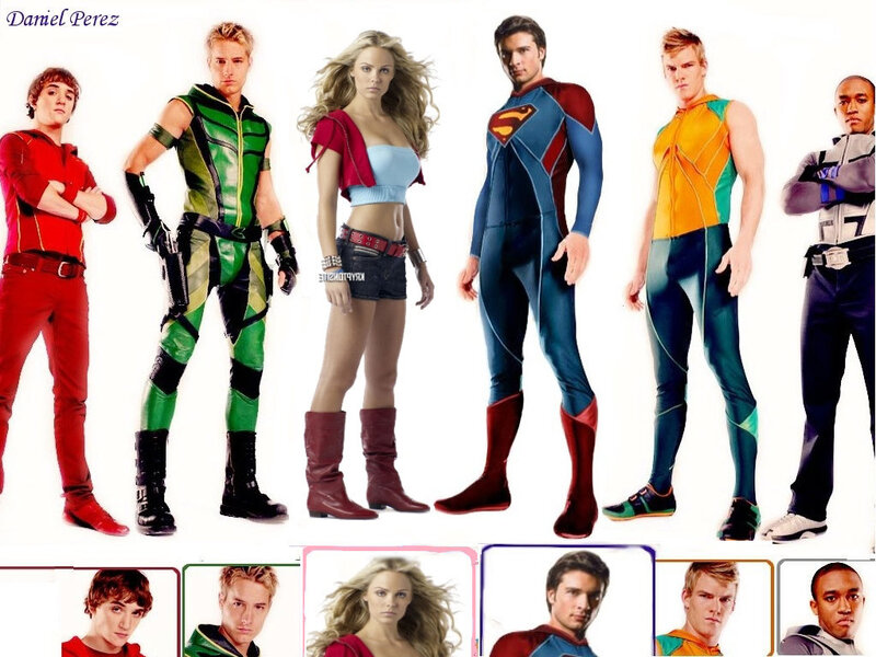 Superhero team lineup