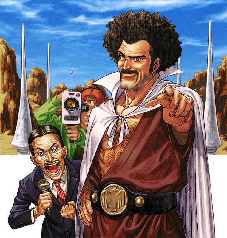 Superhero with afro and cape