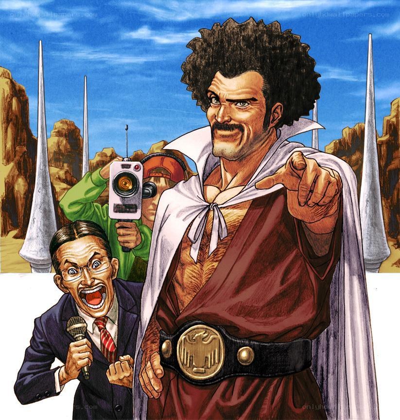 Superhero with afro and cape