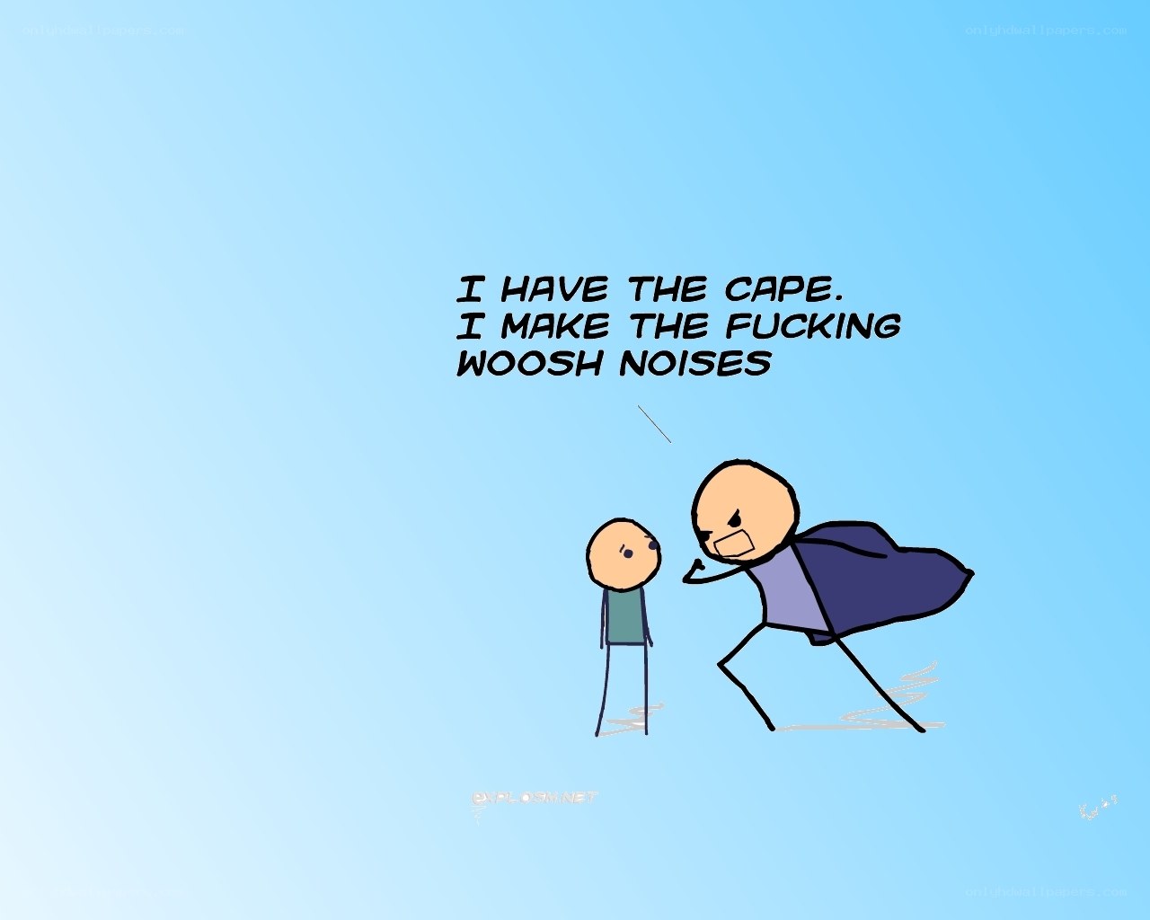 superhero with cape