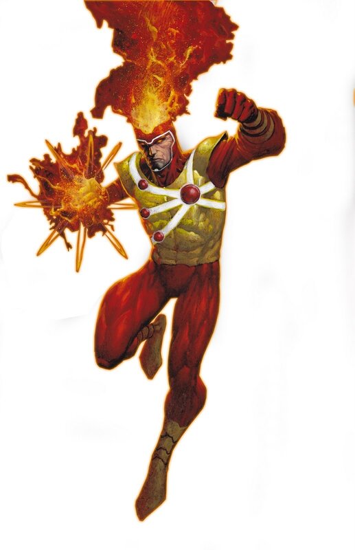 Superhero with Fire Powers