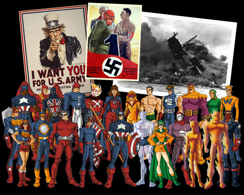 Superheroes and Propaganda Posters