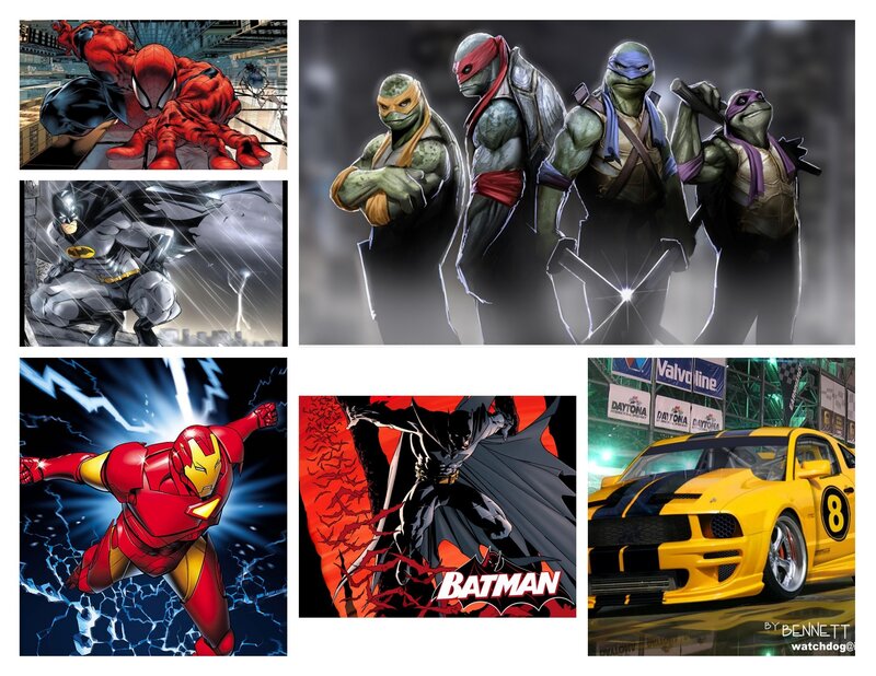 Superheroes and Turtles
