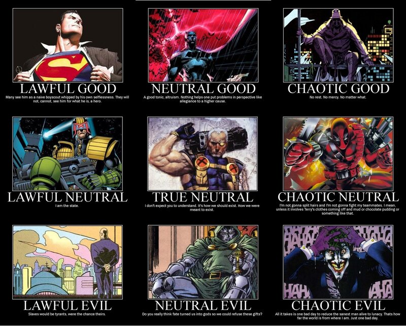 Superheroes and Villains — Black, Dramatic, Comic, Comic Book Art