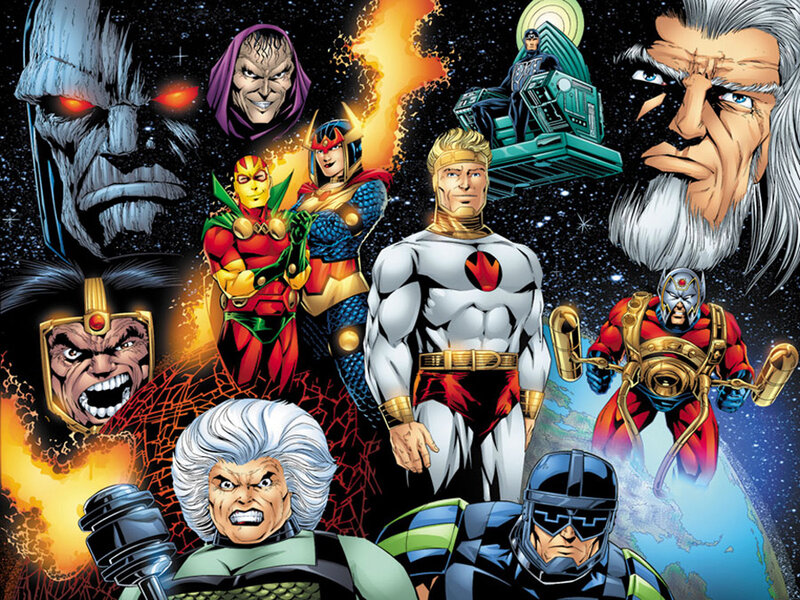 Superheroes and Villains — Black, Dramatic, Comic, Space