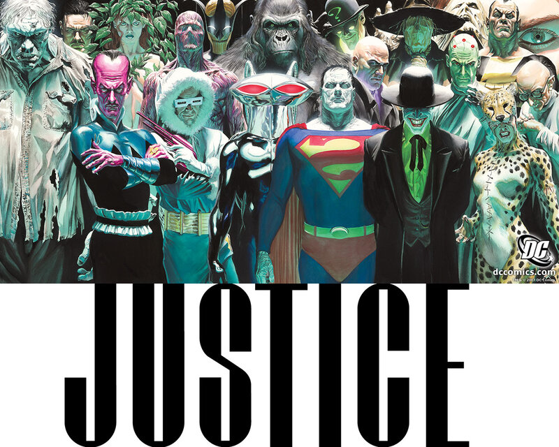 Superheroes and Villains — Blue