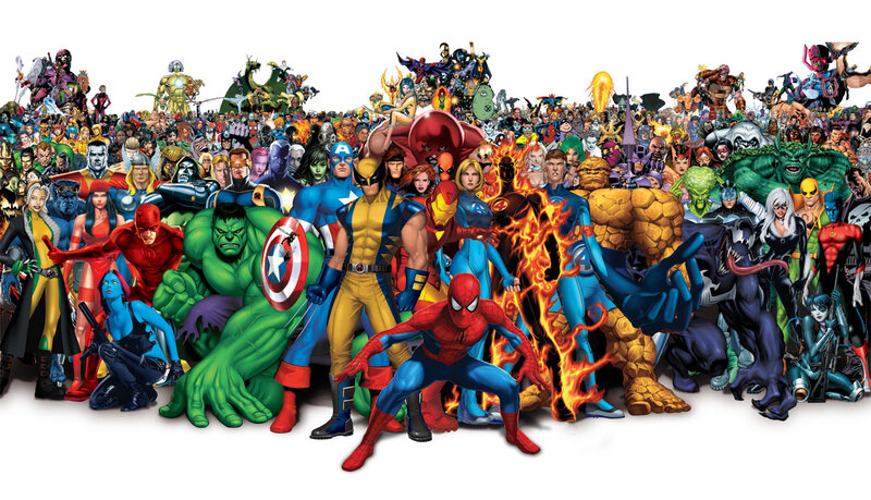 Superheroes and Villains — Red, Dynamic