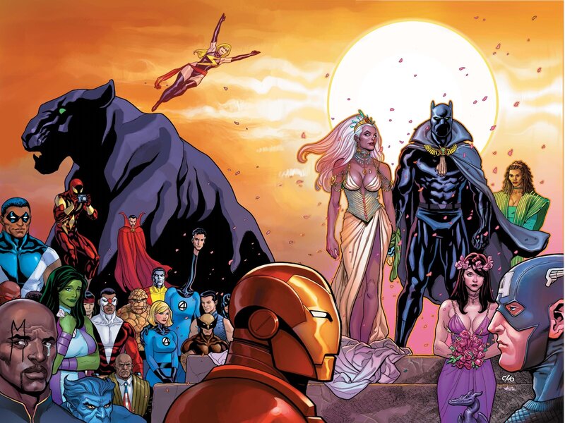 Superheroes at a Wedding