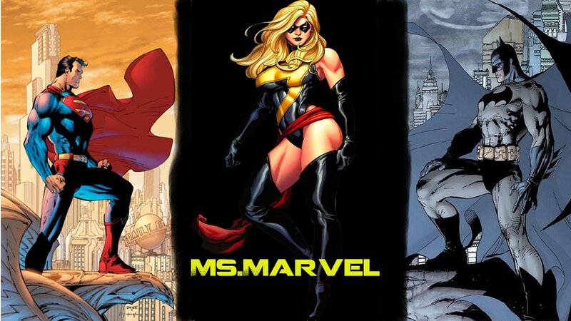Superheroes collage
