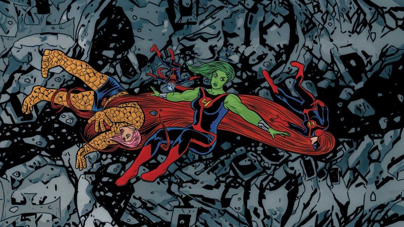 Superheroes Falling