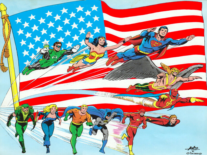 Superheroes Flying