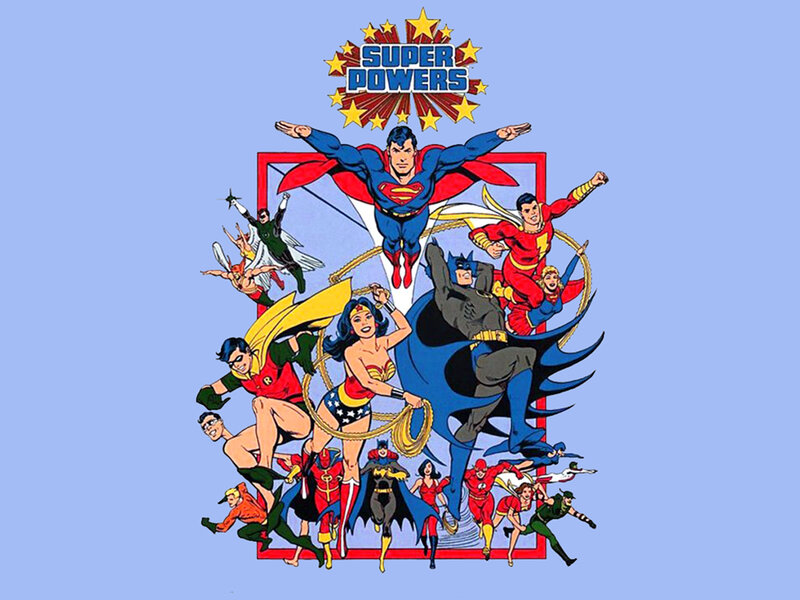 Superheroes Group — Blue