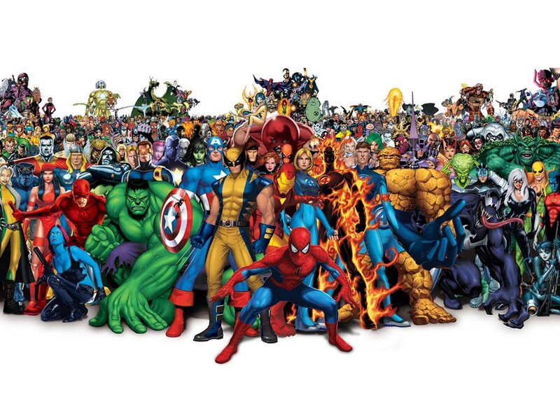 Superheroes Group — Red, Energetic