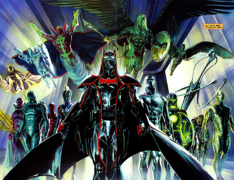 Superheroes in a Group — Black