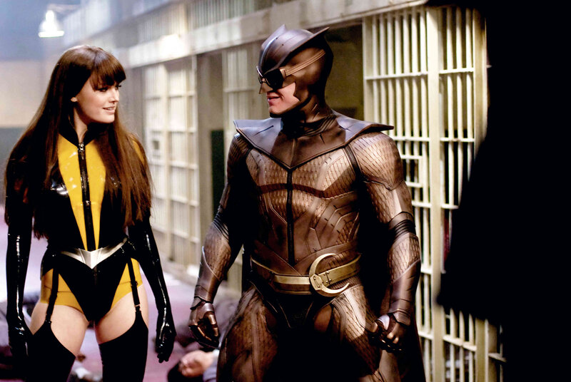 superheroes in a prison